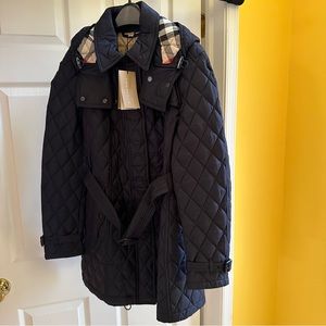 Women’s Burberry Diamond Quilted Coat